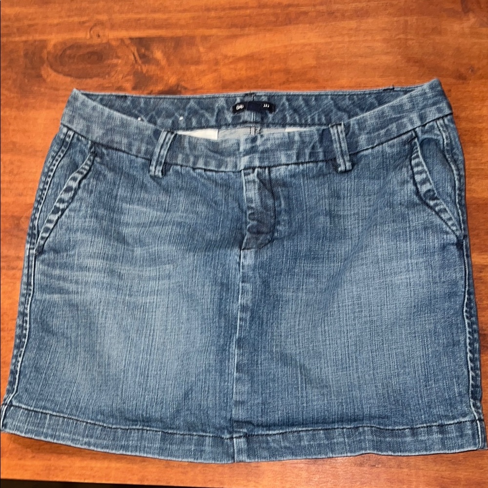GAP-Denim Blue Skirt